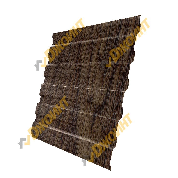 Профнастил С-20 0,5 Printech Real Print Cacao Wood (Какао дерево)