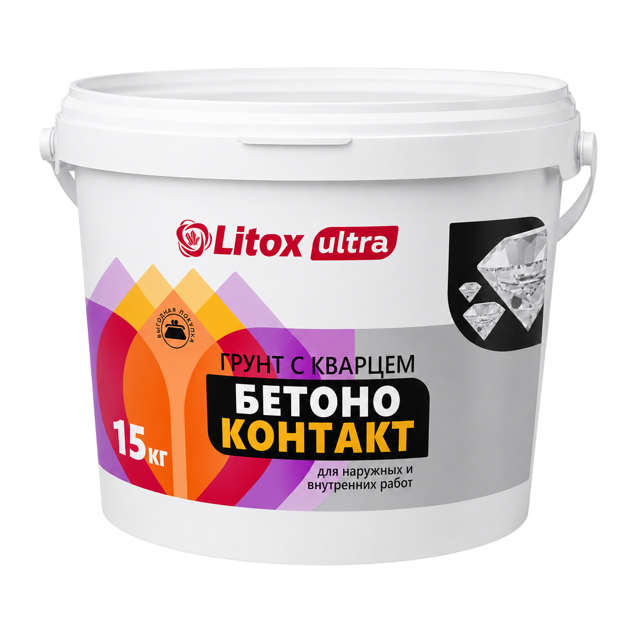 ЛИТОКС БЕТОНОКОНТАКТ Грунтовка 15 кг