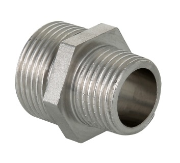 Ниппель переходной, нержавеющая сталь Valtec VTi.580.l 3/4"x1/2"