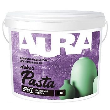 AURA DEKOR PASTA Декоративная штукатурка для декорирования No 1 16 кг