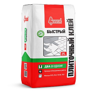 СТАРАТЕЛИ Клей плиточный БЫСТРЫЙ 25 кг ЕВРО