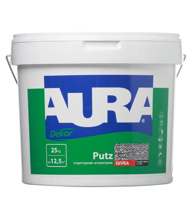 AURA Штукатурка " Putz Decor" шуба 1,5 мм 25 кг