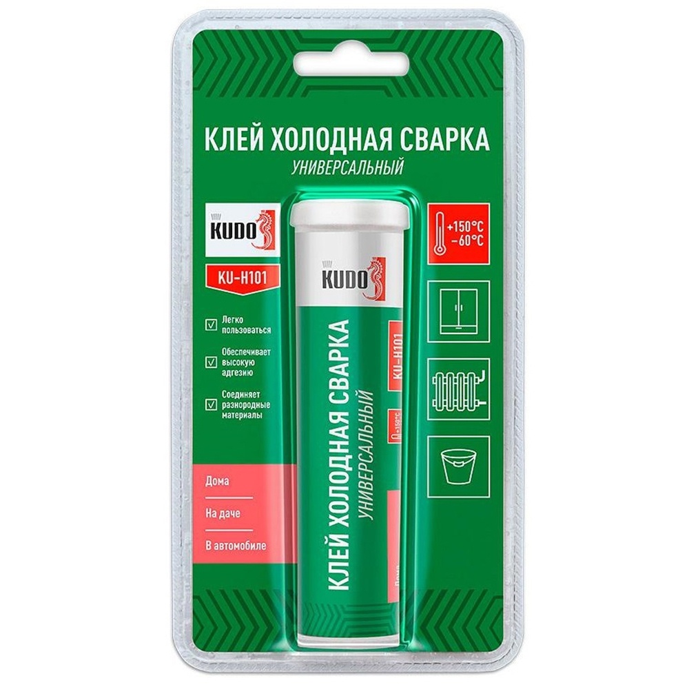 Холодная сварка KUDO универсальная, 60 г, 0,06 кг