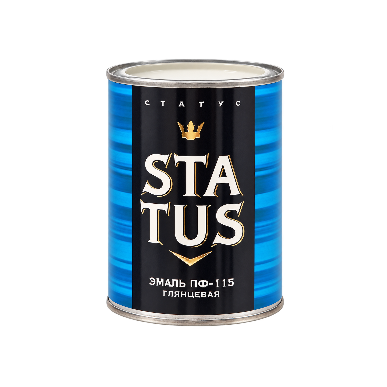 Эмаль ПФ-115 STATUS, серая РадугаМалер 1,8 кг