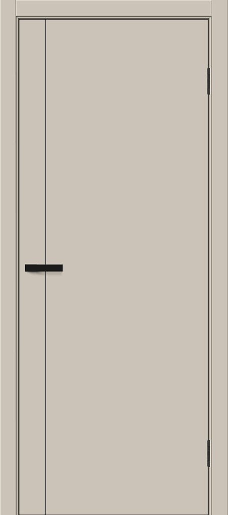 Дверь межкомнатная полотно Браво-0.10.П пэт Cream Silk 2300x600 мм