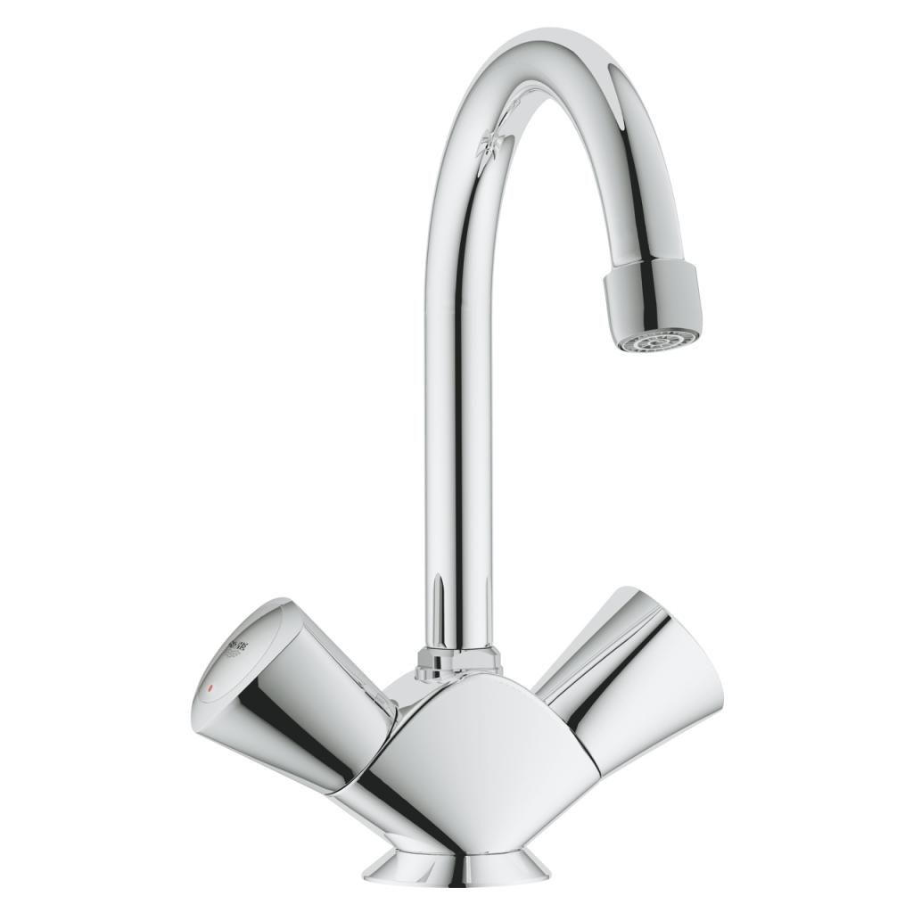 Смеситель для умывальника GROHE COSTA S донный клапан 3/8 21257001 - фото 2