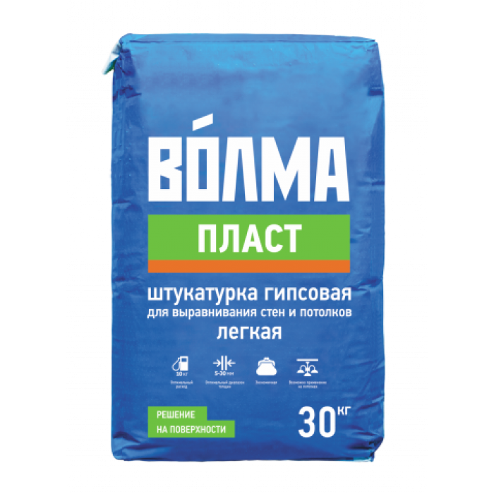 ВОЛМА ПЛАСТ Штукатурка, 25 кг