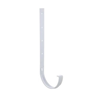 Кронштейн желоба металлический FINEBER 25*335 RAL 9010 белый