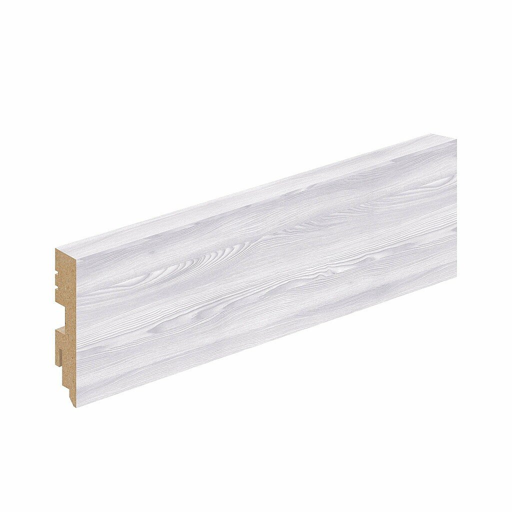 Плинтус ЭКО Riviera Ice МДФ Тип-0 2400x70x16 мм
