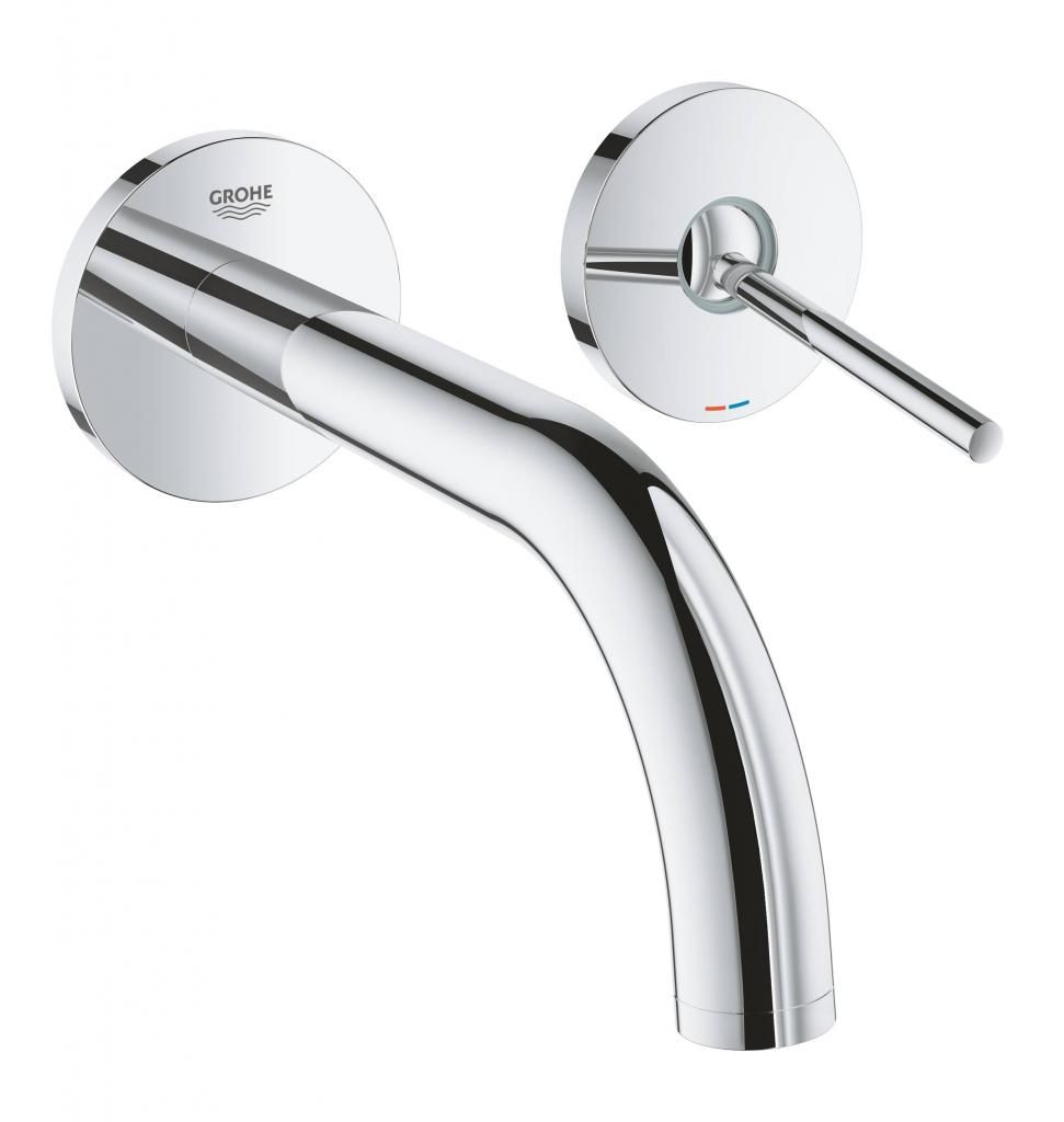 Смеситель для умывальника GROHE ATRIO на 2 отверстия настенный 19287003