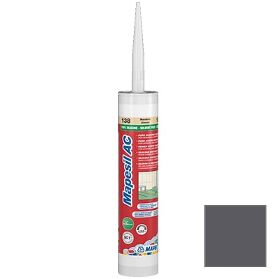 Герметик силиконовый Mapei MAPESIL AC 119 серый Лондон, 310 мл