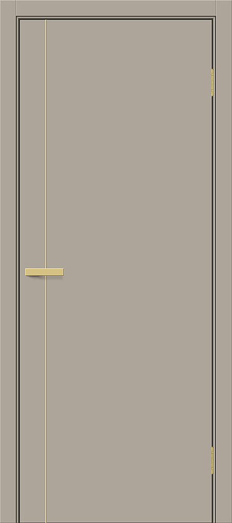 Дверь межкомнатная полотно Браво-0.10.П (SG:P3) пэт Clay Silk 2000x600 мм