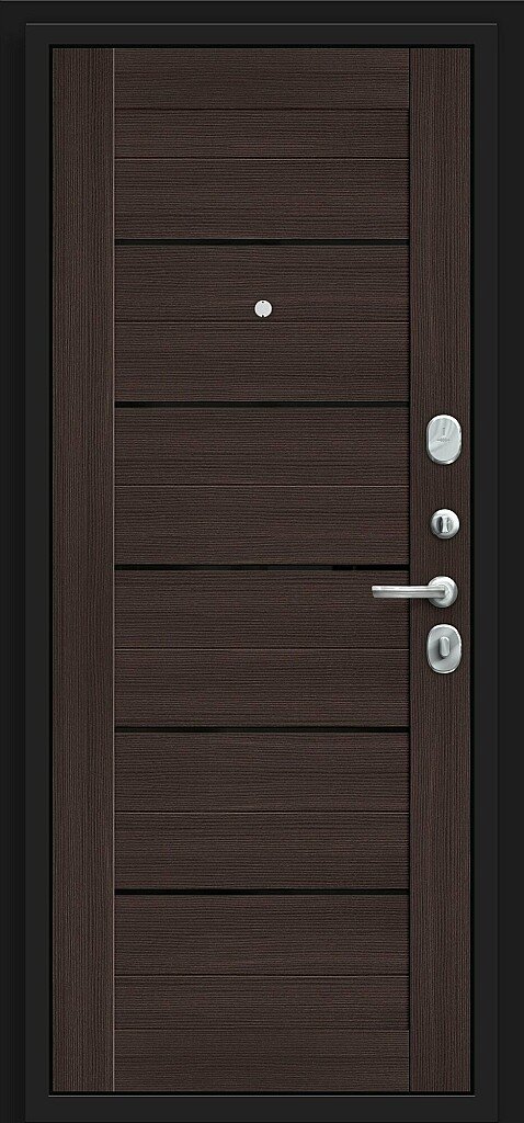 Дверь входная Прайм Kale Bravo R-3 Almon/Wenge Veralinga 2050x960 мм Левая