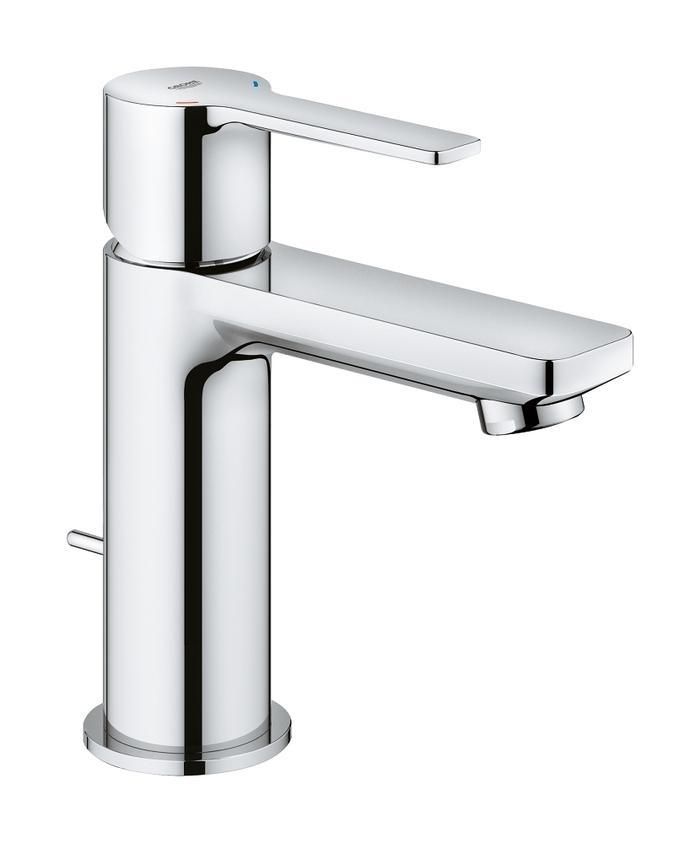 Смеситель для умывальника GROHE LINEARE донный клапан 3/8 32109001
