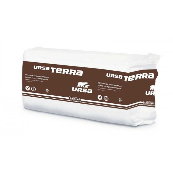 Утеплитель URSA Terra 37 PN 1250*610*50 мм 20 плит