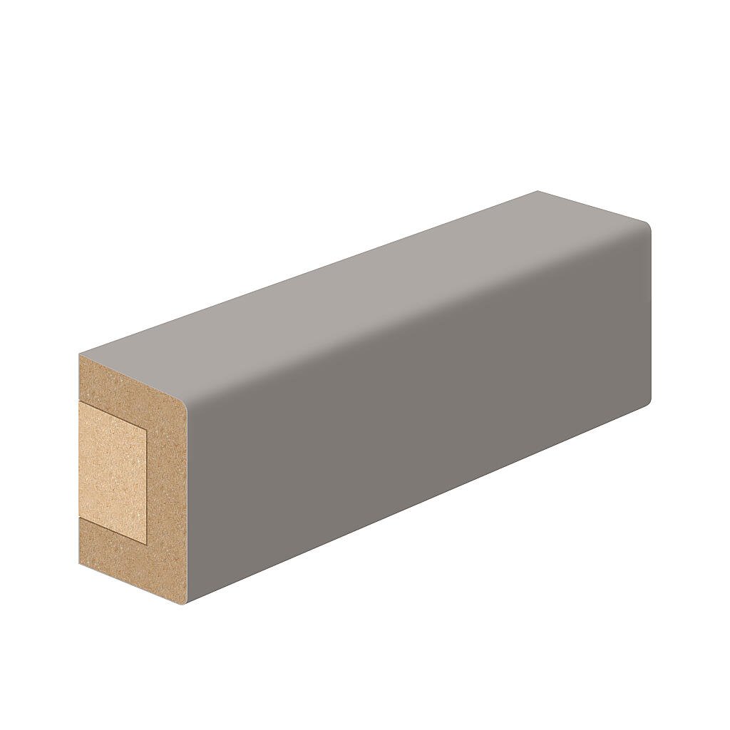 Рейка декоративная В Grey Pro МДФ S-16.30 2750x16x30 мм