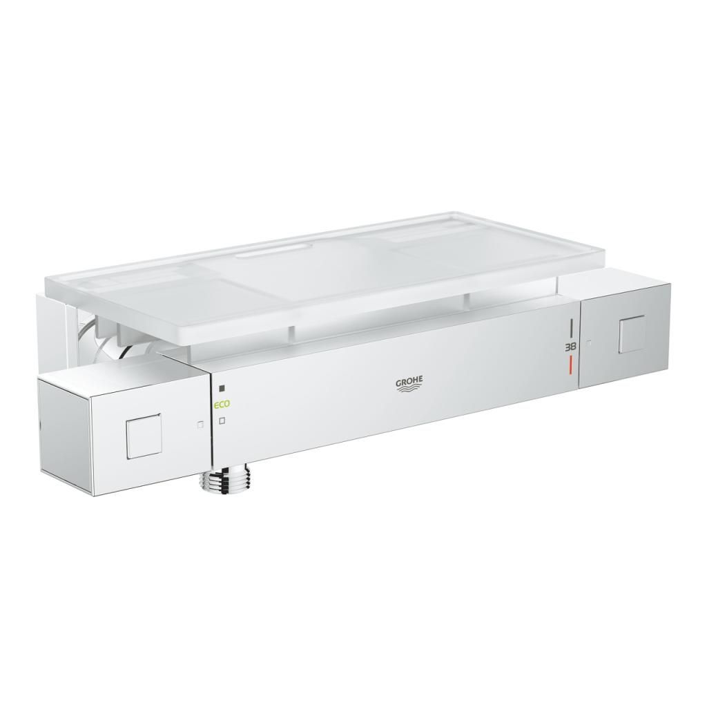 Смеситель для ванны и душевой кабины GROHE GROHTHERM CUBE с термостатомат 34491000