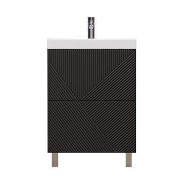 Тумба VELVEX EDGE 60 графит без чаши tnEDG.60.2Y-231