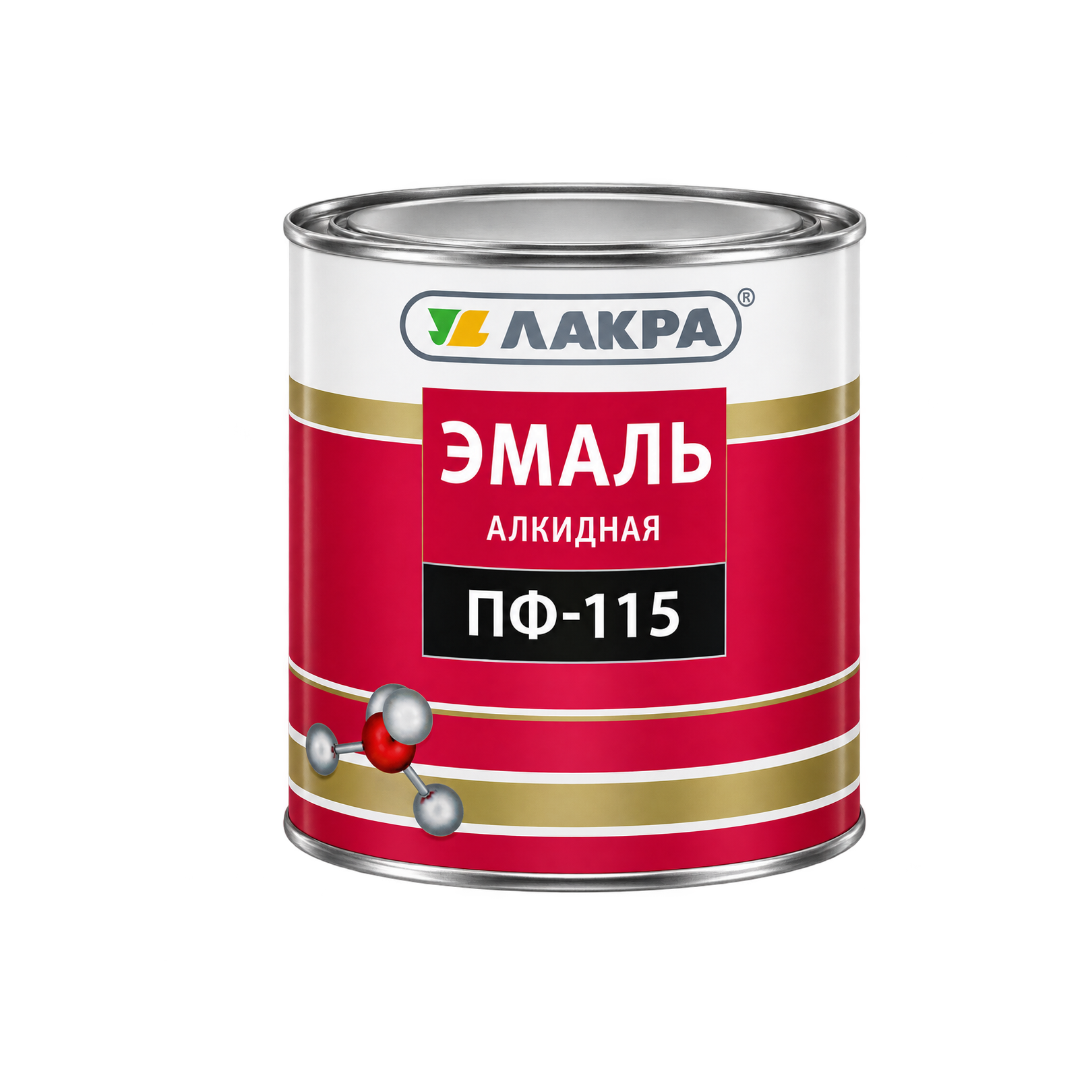 Эмаль ПФ-115 Лакра белый 0,9 кг