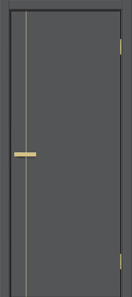 Дверь межкомнатная полотно Браво-0.10.П (SG:P3) пэт Stormy Silk 2000x600 мм