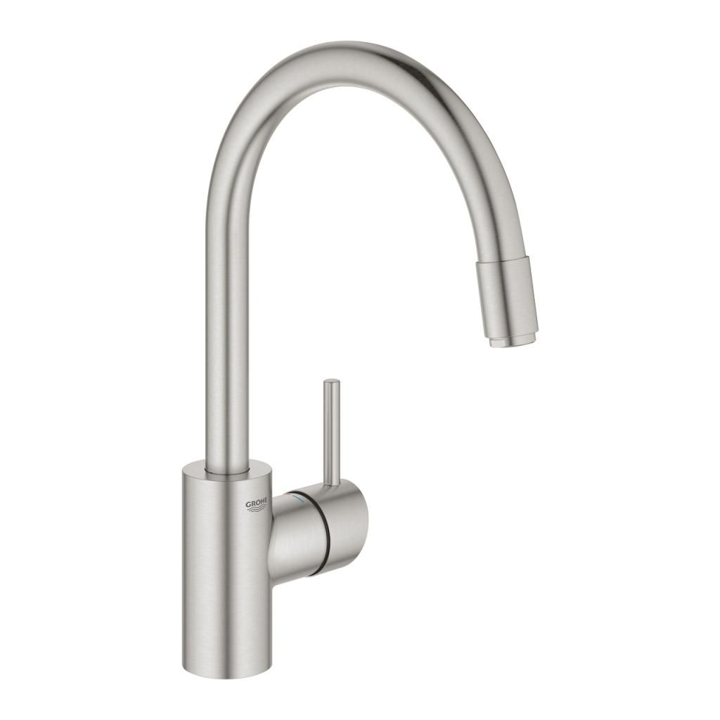 Смеситель для мойки GROHE CONCETTO вытяжной излив 3/8 32663DC3