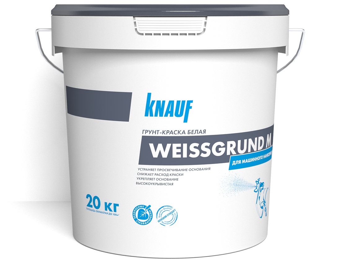 Грунт-краска KNAUF Вайсгрунд М 20 кг