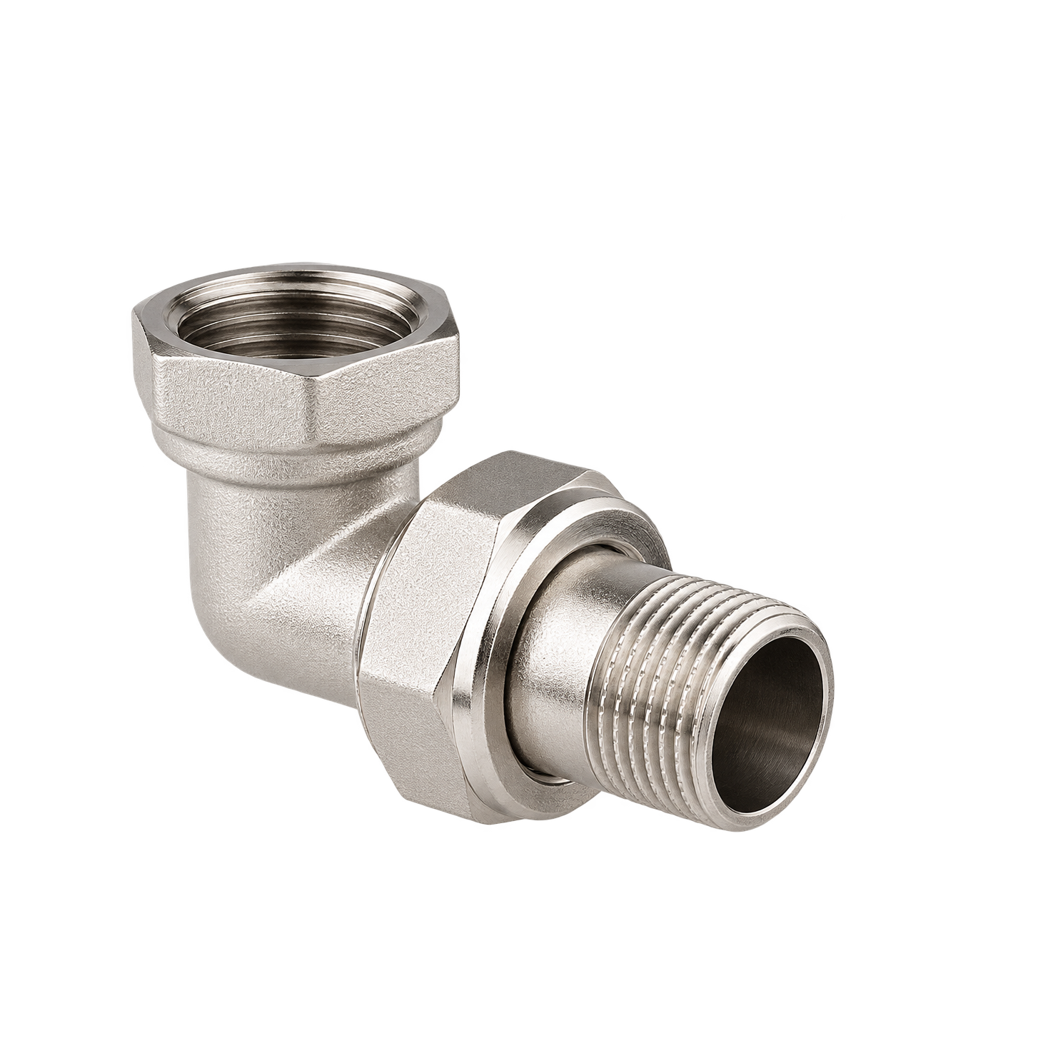Американка AQUALINK 3/4 угловая никелированная