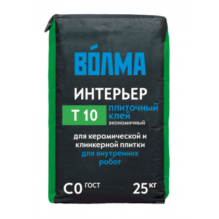 ВОЛМА Плиточный клей Интерьер, 25 кг