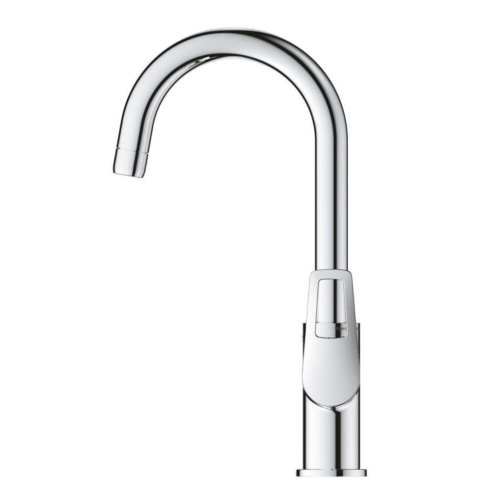 Смеситель для умывальника GROHE BAULOOP донный клапан 3/8 23891001 - фото 2
