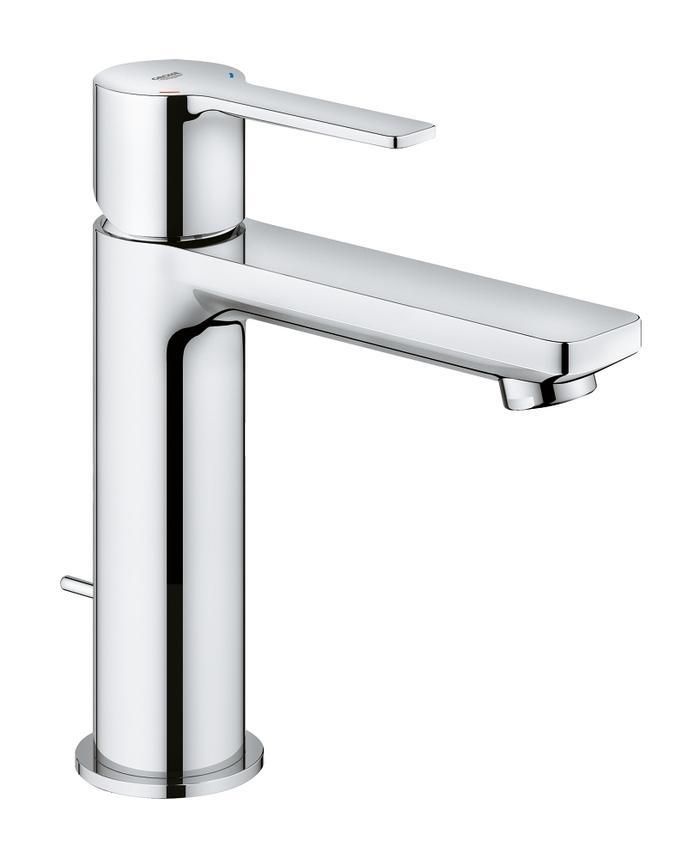 Смеситель для умывальника GROHE LINEARE донный клапан 3/8 32114001