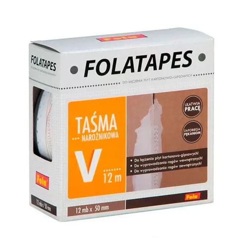 Лента композитная угловая FOLATAPES V-25 50 мм*25 м, толщина 0.45 мм