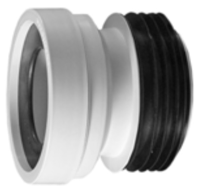 Манжета для унитаза прямая пластиковая, MIANO M0209