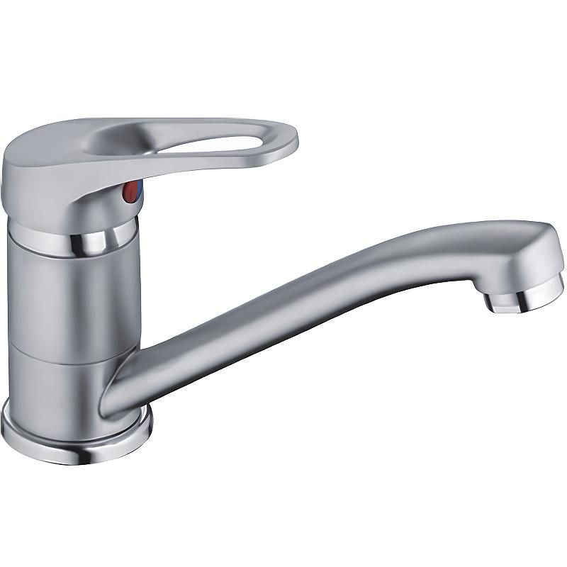 Смеситель для мойки и умывальника HAIBA HB4513-1 1/2 хром матовый