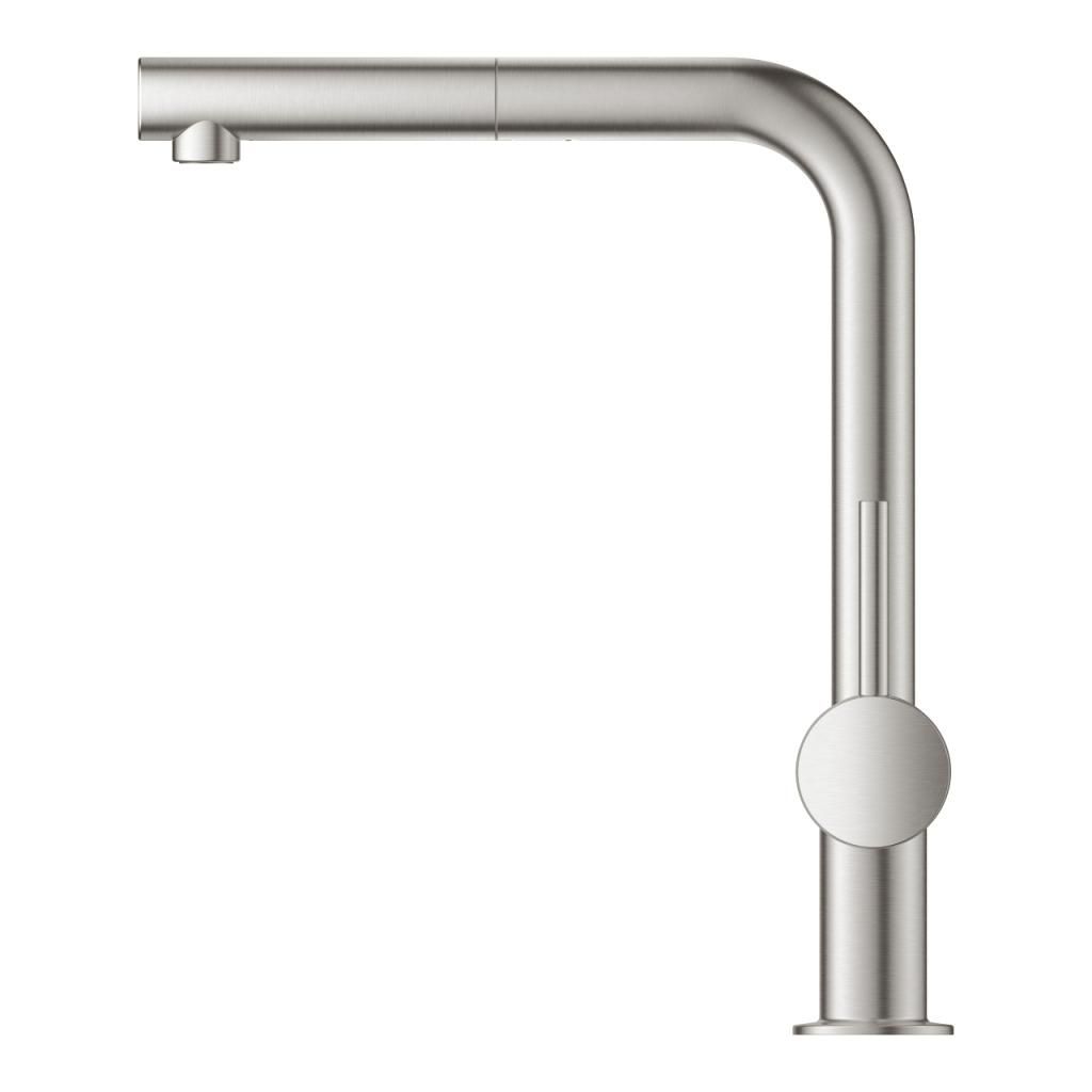 Смеситель для мойки GROHE BLUE MINTA PURE вытяжной излив, под фильтр 31721DC0 - фото 3
