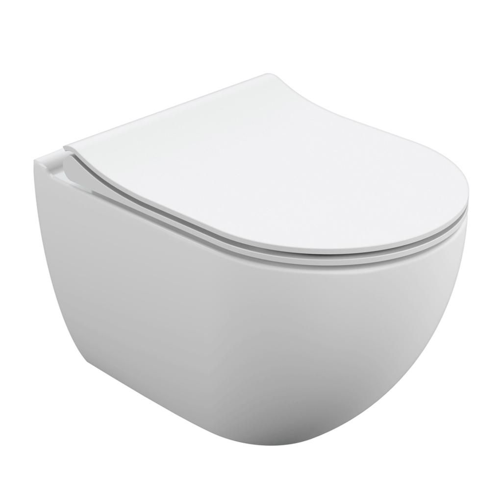 Унитаз подвесной Cersanit BRASKO SMART CLEAN ON с сиденьем DUROPL SLIM и микролифтом