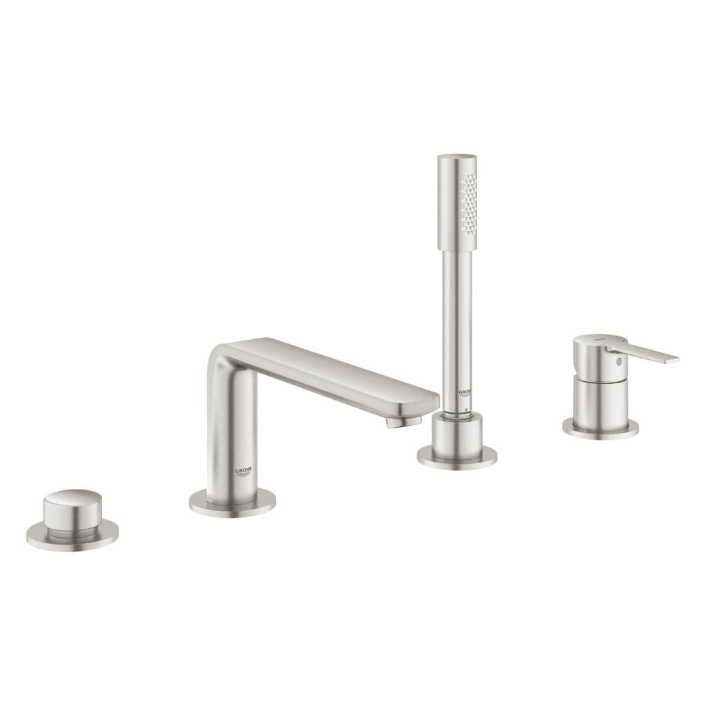 Смеситель для ванны GROHE LINEARE набортный, на 4 отверстия 19577DC1
