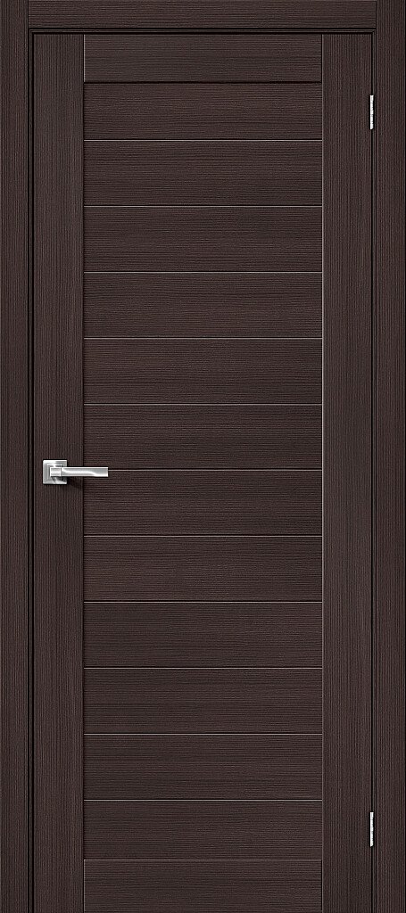 Дверь межкомнатная полотно Порта-21 эко шпон Wenge Veralinga 2000x900 мм