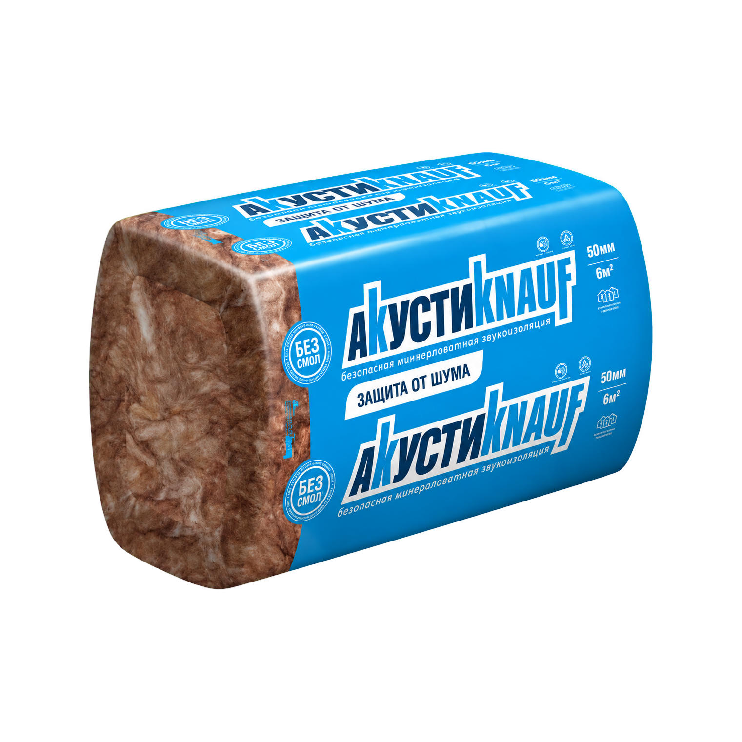 Утеплитель KNAUF АкустиKNAUF AS 037 1250*610*50 мм 12 плит