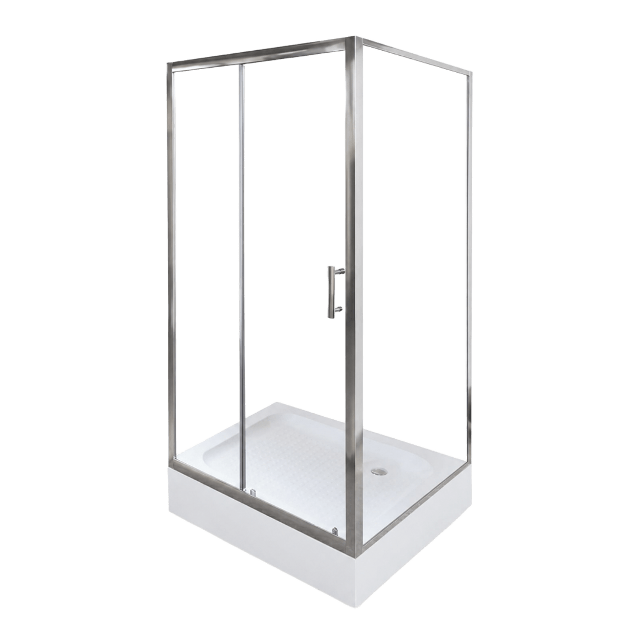 Душевая кабина CORSO 120*80/195 OSK-824 (напольная, прозрачная, хромированная)