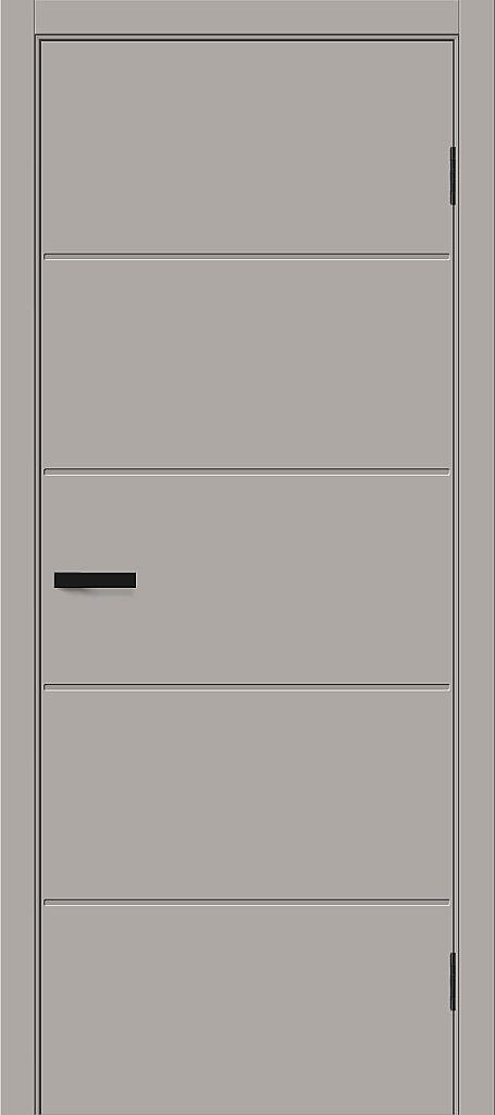 Дверь межкомнатная полотно Граффити-1.Д винил Grey Pro 1900x600 мм