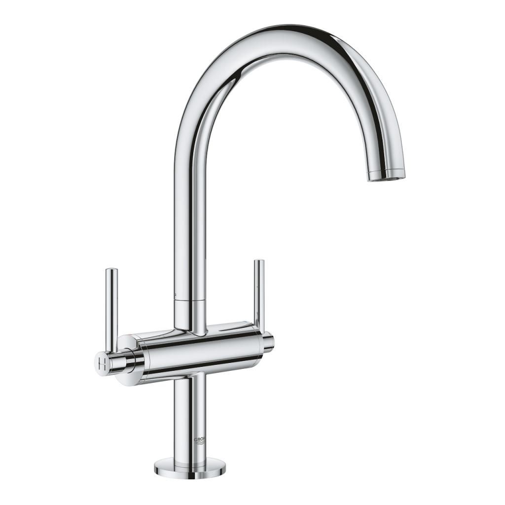 Смеситель для умывальника GROHE ATRIO донный клапан 3/8 21022003