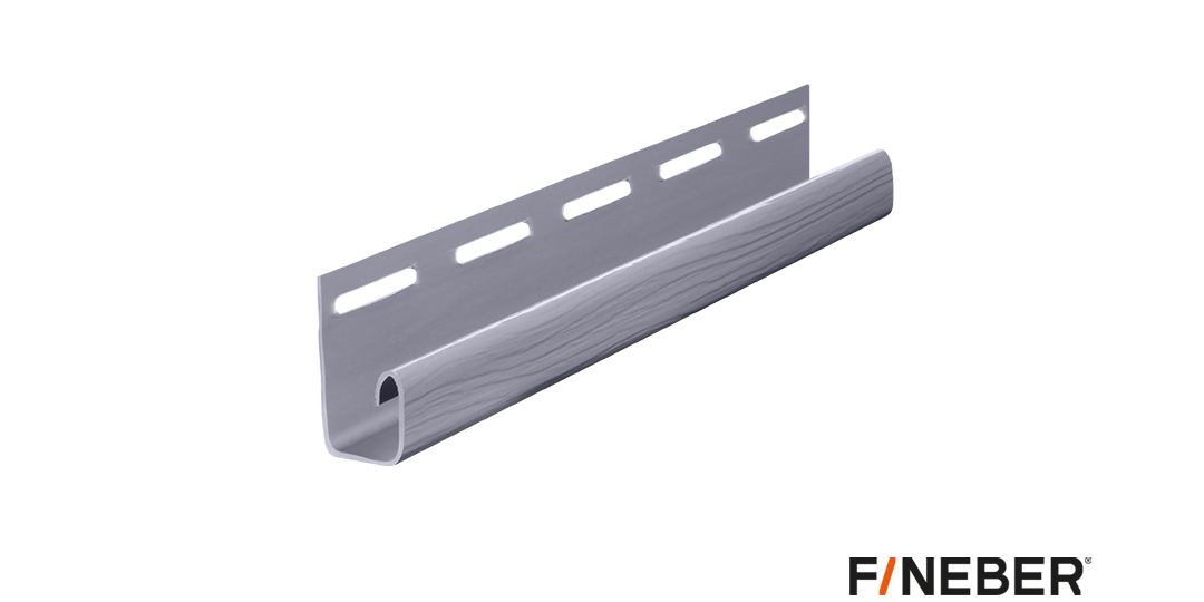 Профиль для сайдинга Fineber J-профиль CLASSIC COLOR Серо-голубой