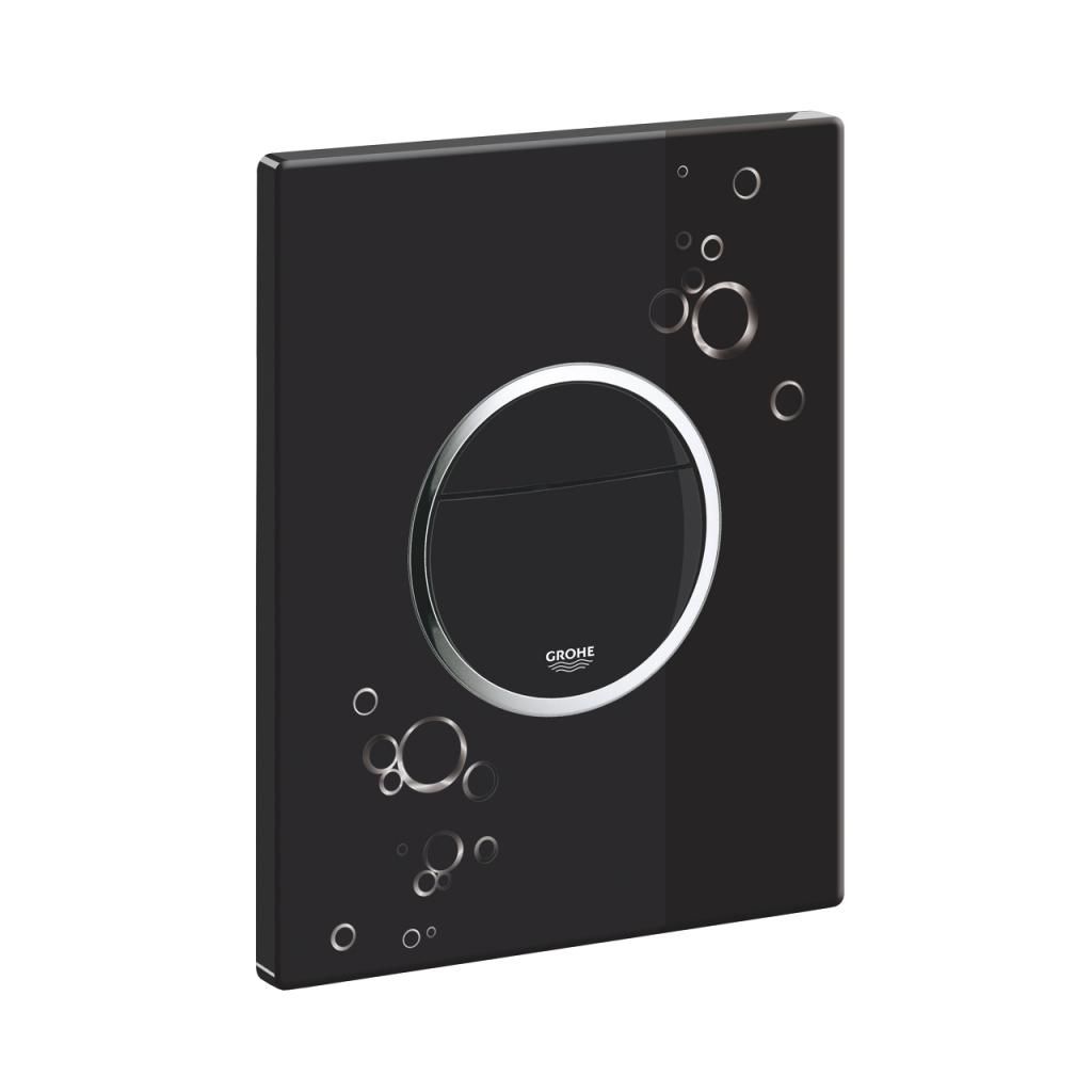 Клавиша двухрежимная GROHE Nova Cosmo 156*197 черый глянец 38847KIO