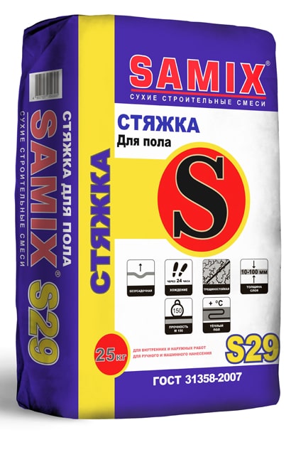 SAMIX S-29 Стяжка для пола ( ) 25 кг