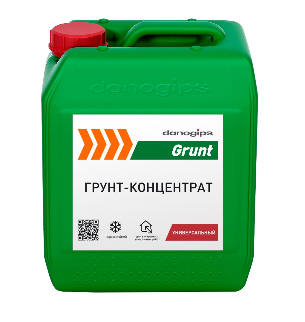 Грунт-концентрат универсальный Dano Grunt 10 л, морозостойкий