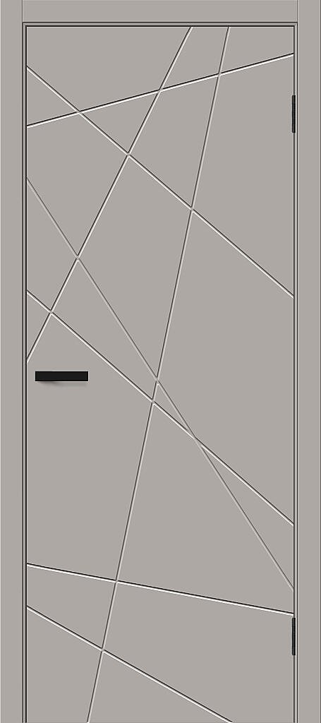 Дверь межкомнатная полотно Граффити-5 винил Grey Pro 2000x700 мм