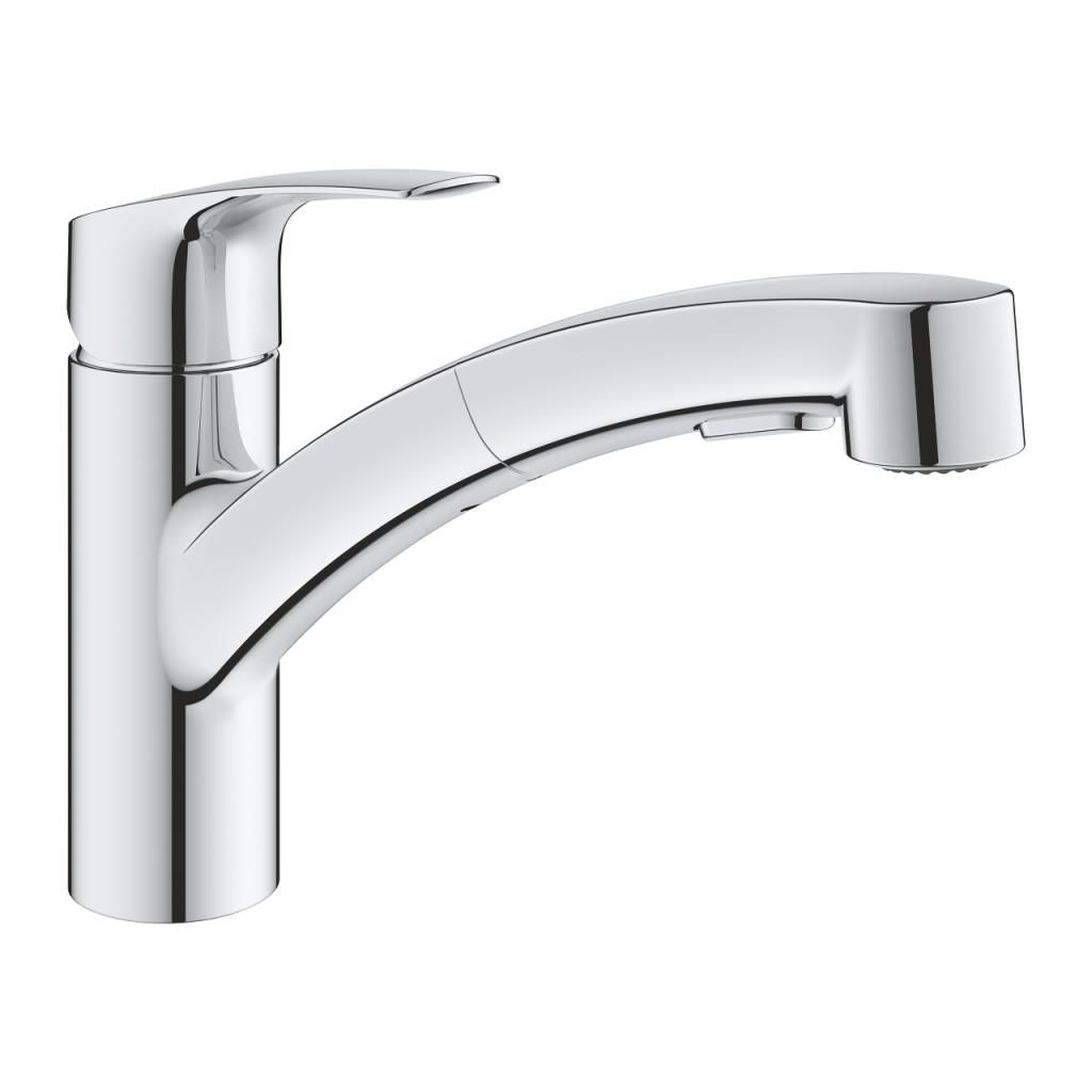 Смеситель для мойки GROHE EUROSMART вытяжной излив 3/8 30305001