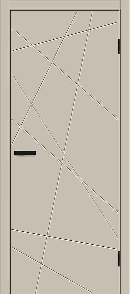 Дверь межкомнатная полотно Граффити-5.Д винил Cream Pro 2000x600 мм