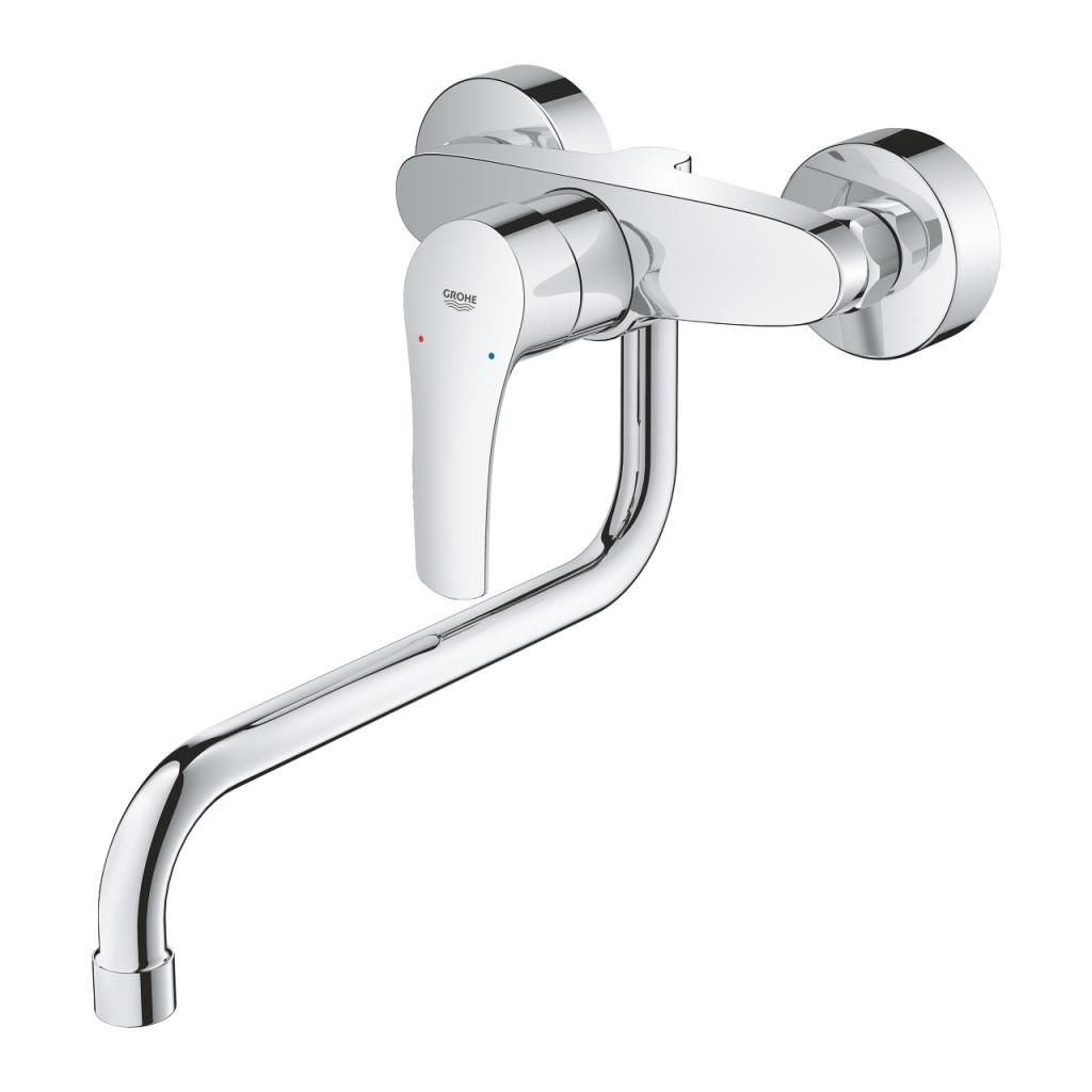 Смеситель для мойки GROHE EUROSMART настенный 32224003 - фото 3