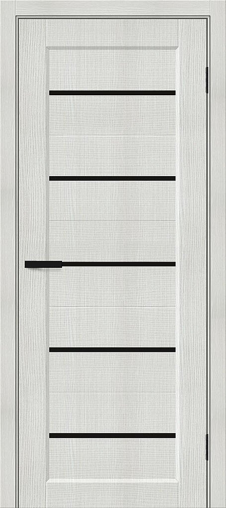 Дверь межкомнатная полотно Мода-22 Black Shine эко шпон Bianco Melinga 2000x700 мм